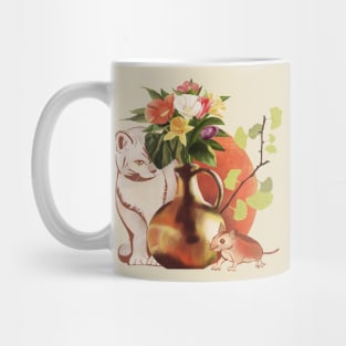 Kitty and mouse Mug